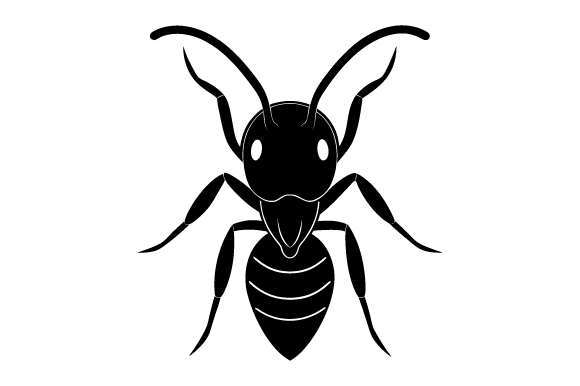 Ant Head with Mandibles: A Bold Graphic Design Asset for Bloggers and Publishers
