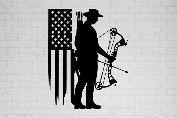 Flag Fishing Svg - A Graphics Asset for Crafts and Patriotic Branding