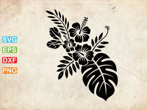 Floral Feather Vector Art: Graphics for Crafts and Creative Brands