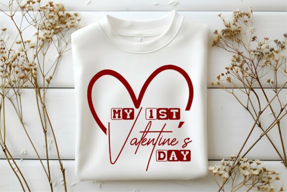 My 1st Valentine’s Day SVG: A Versatile Graphic Design Asset for Crafts