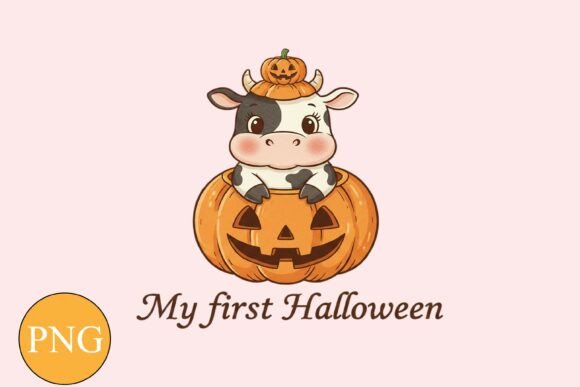 My First Halloween Sublimation PNG: A Seasonal Graphic Freebie for Content Creators