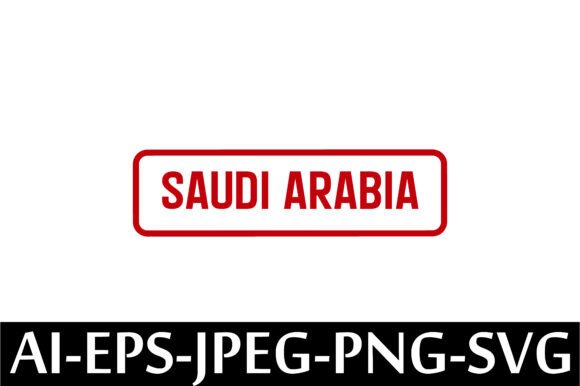 SAUDI ARABIA Rubber Stamp Design Vector – A Freebie Graphic for Creative Sellers