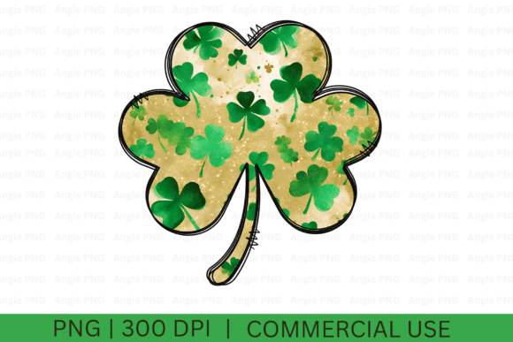 St. Patrick’s Day Clover: A Festive Graphic Design Asset for Crafts and Local Branding