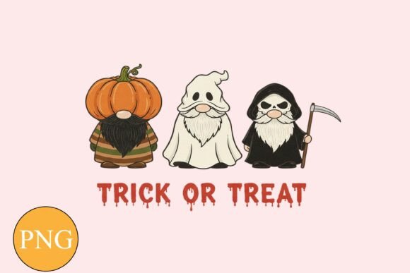 Trick or Treat Halloween PNG: A Spooky Graphic Design Asset for Creative Projects